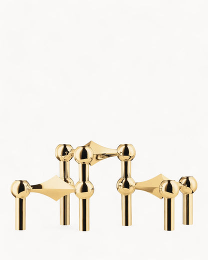 Unique Metal Candle Holder for 3 Candles
