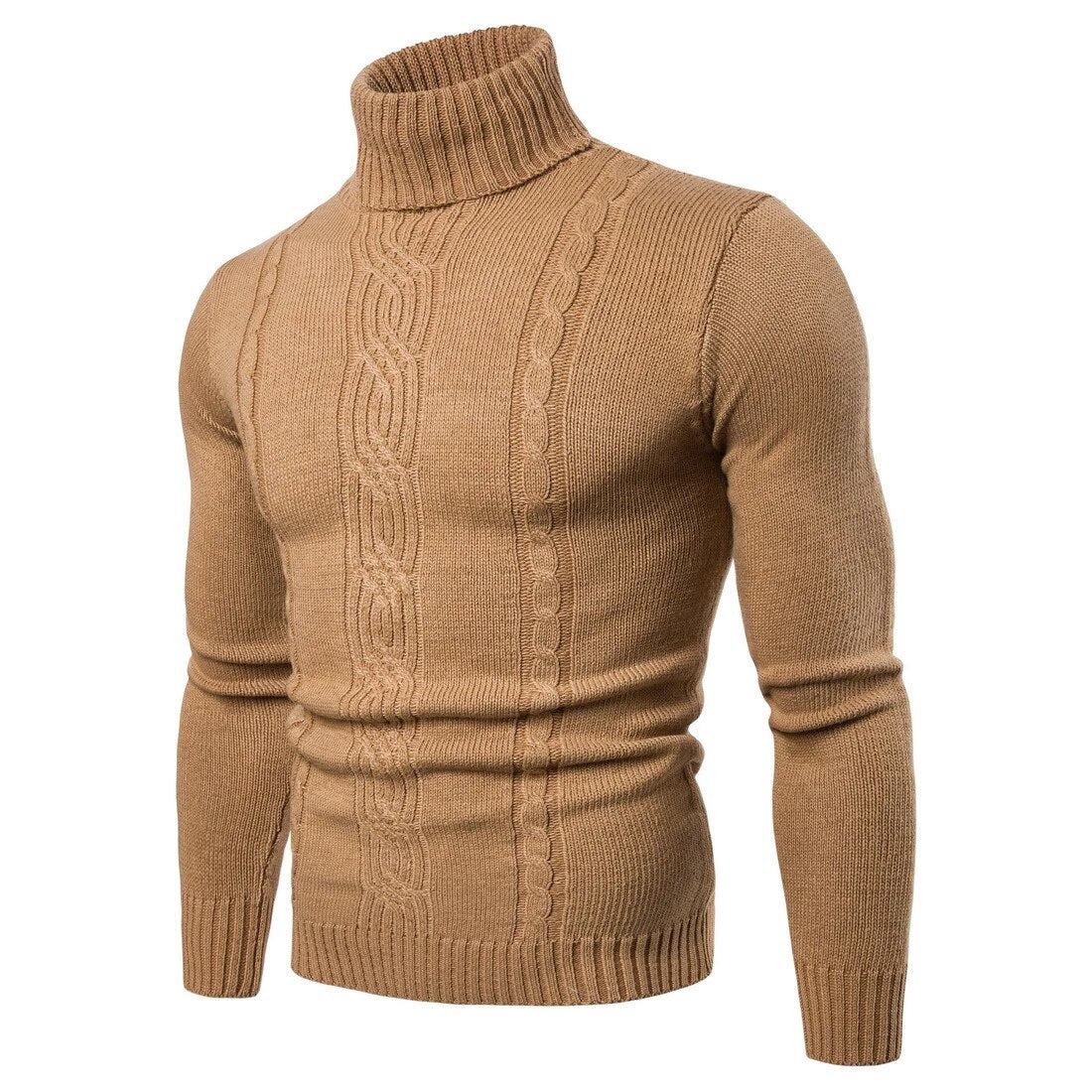 Premium Mens Cable Knit Sweater - Pexav