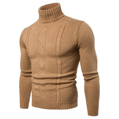 Premium Mens Cable Knit Sweater - Pexav