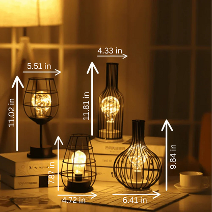 Luxury Adjustable Table Lamp - EleganceGlow-Wine Glass-Nora Luxe