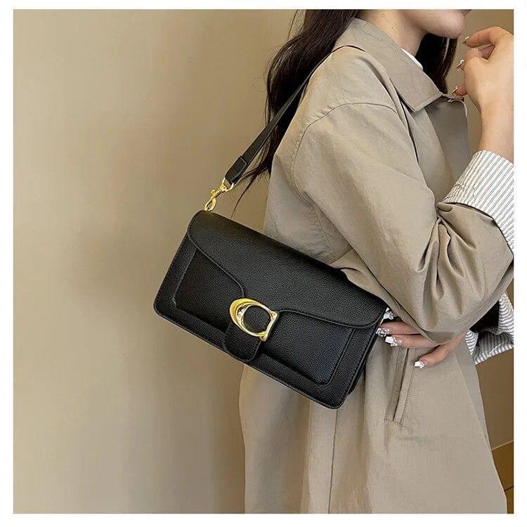 Luxury and Practical Handbag - Celina-Dark Brown-Nora Luxe