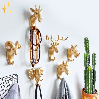 Luxury Gold Animal Storage Hangers - GoldenPaws-Stag-Nora Luxe