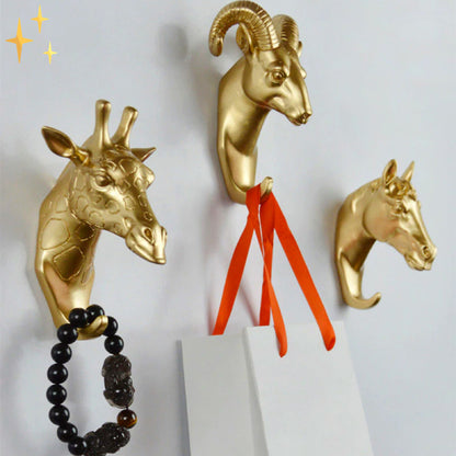 Luxury Gold Animal Storage Hangers - GoldenPaws-Stag-Nora Luxe