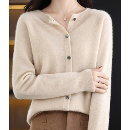 Luxury Ladies Waistcoat - Aurora-Khaki-S-Nora Luxe