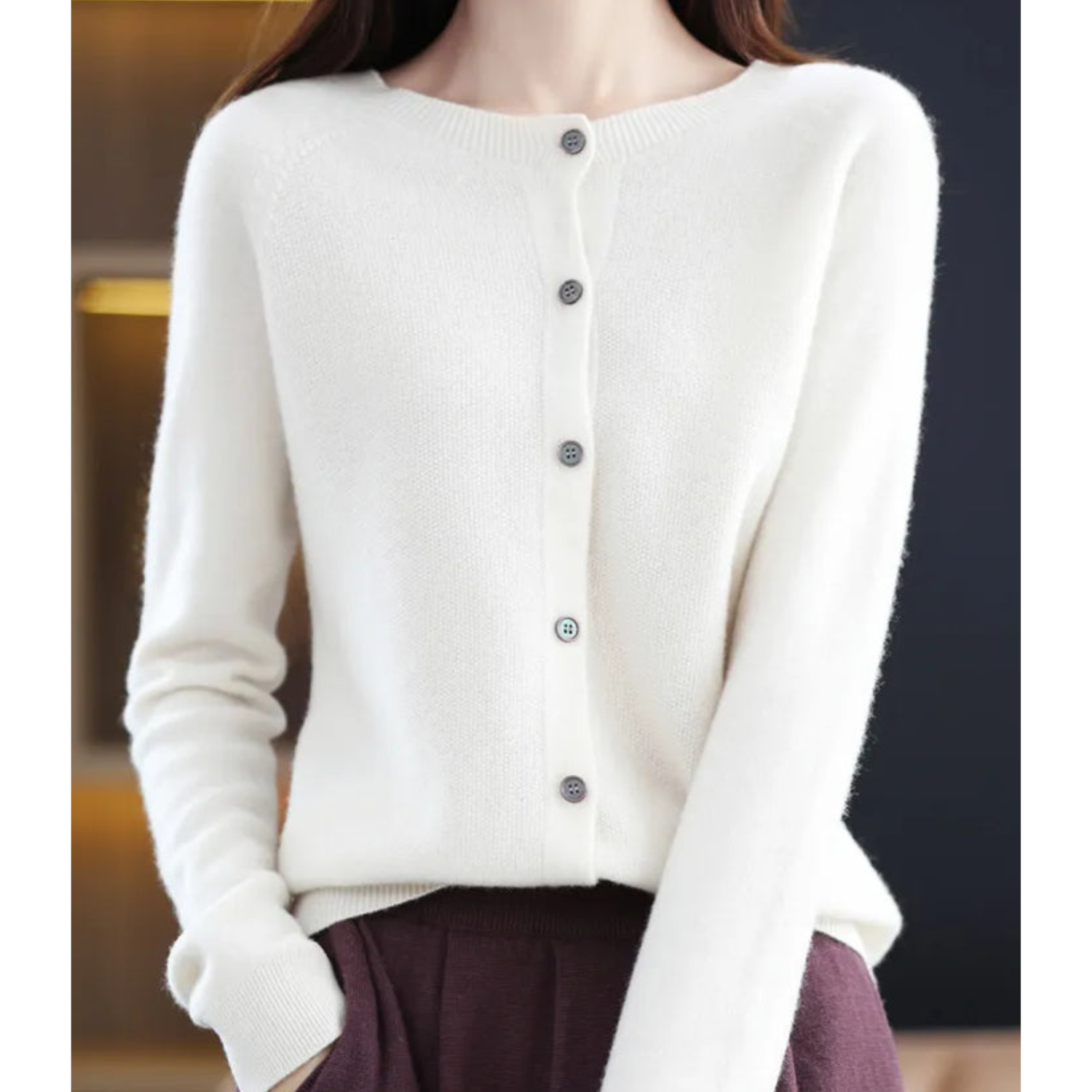Luxury Ladies Waistcoat - Aurora-White-S-Nora Luxe