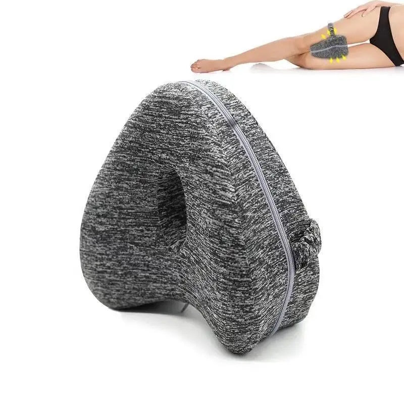 Luxury Leg Cushion - LegRest-Gray-Nora Luxe