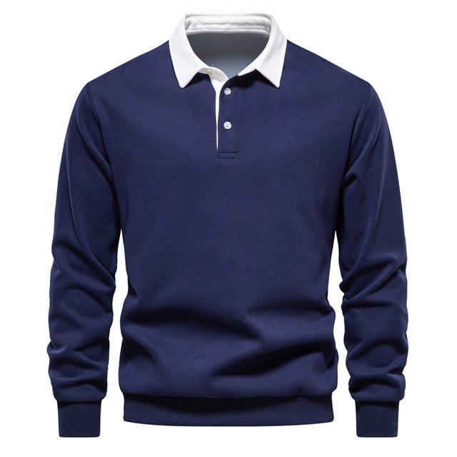 Classic Mens Crew Neck Sweater - Pexav