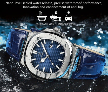 Luxury Men's Watch - Tempus-Blue-Nora Luxe