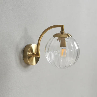 Luxury Modern Wall Lamp Made of Glass - CrystalGlow-Transparent-Nora Luxe