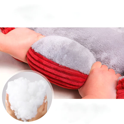 Luxury Orthopedic Plush Pet Bed - PlushNest-Red-XS (15.75 inches x 11.81 inches)-Nora Luxe