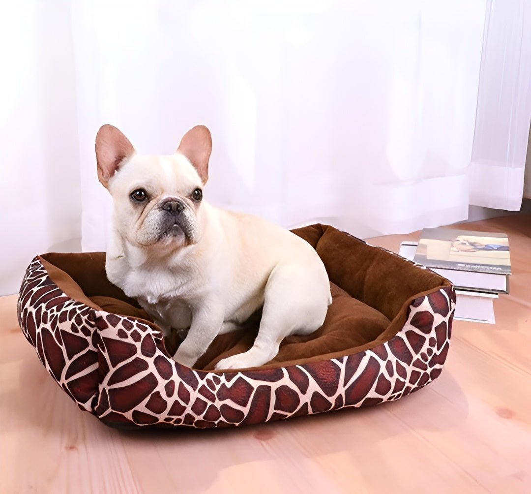 Luxury Orthopedic Plush Pet Bed - PlushNest-Red-XS (15.75 inches x 11.81 inches)-Nora Luxe