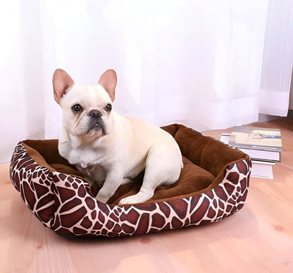 Luxury Orthopedic Plush Pet Bed - PlushNest-Red-XS (15.75 inches x 11.81 inches)-Nora Luxe