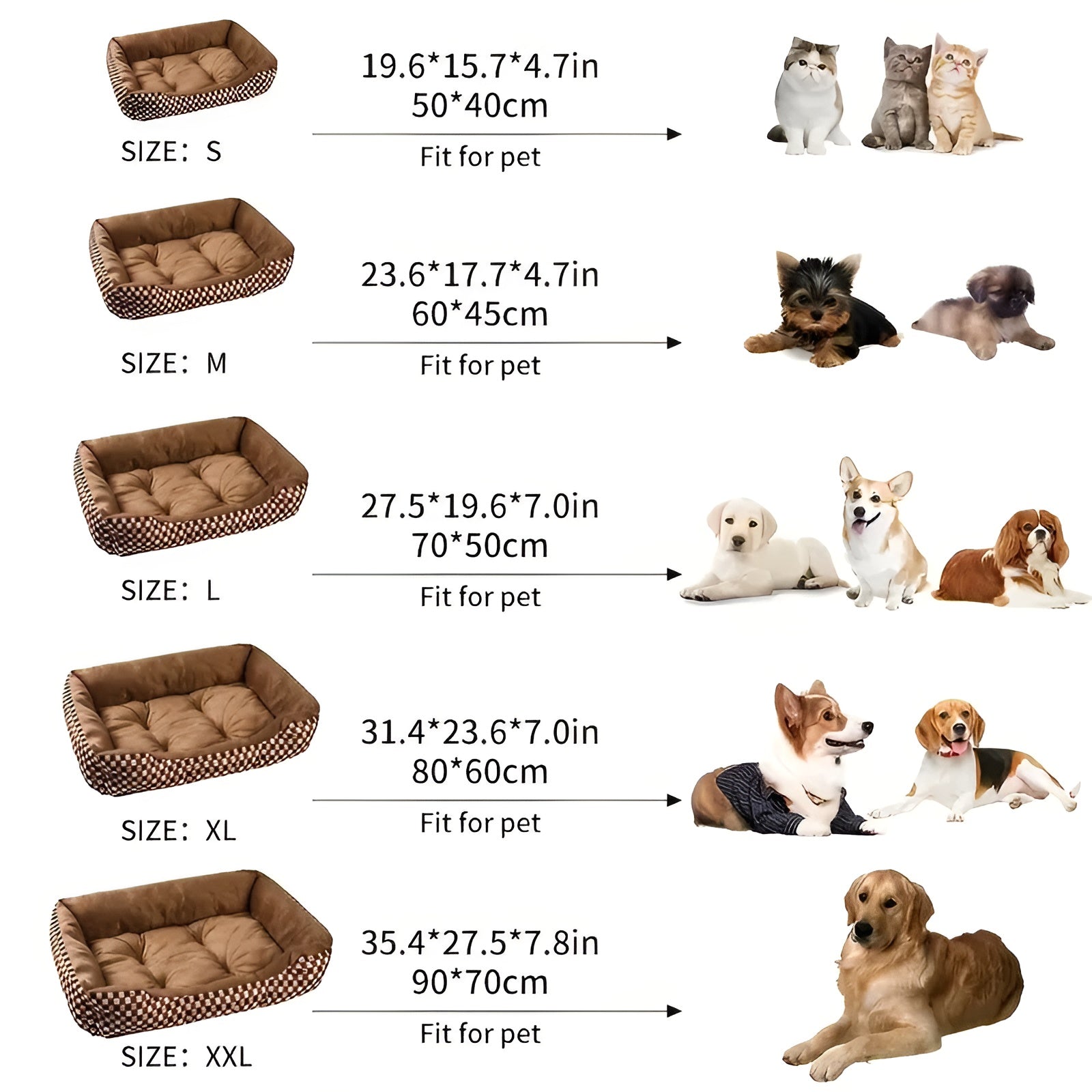 Luxury Orthopedic Plush Pet Bed - PlushNest-Red-XS (15.75 inches x 11.81 inches)-Nora Luxe