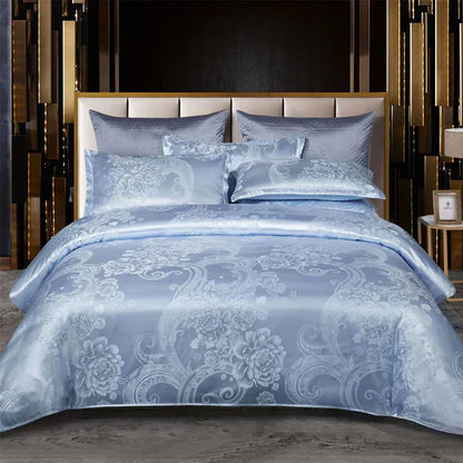 Luxury Satin Duvet Cover Set - RoyalDream-King: 86.61 × 94.49 in-3-Nora Luxe