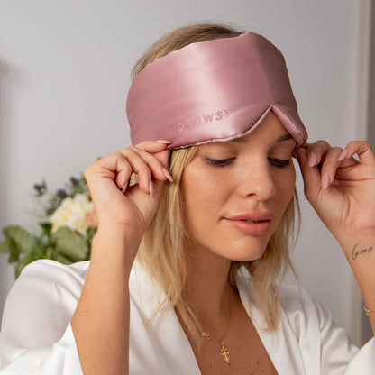 Luxury Silk Sleep Mask - RelaxMask-Dark blue-Nora Luxe