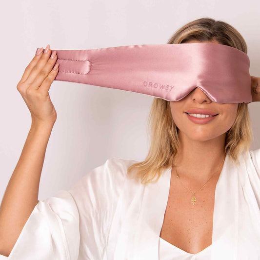 Soft Satin Sleep Eye Mask - Pexav