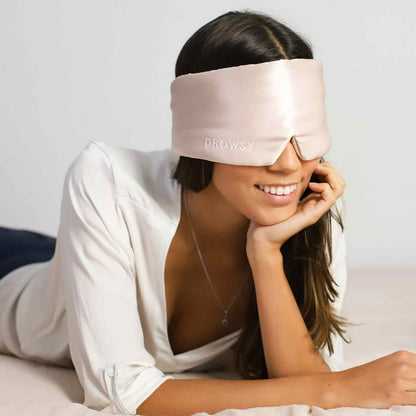 Luxury Silk Sleep Mask - RelaxMask-Pink-Nora Luxe