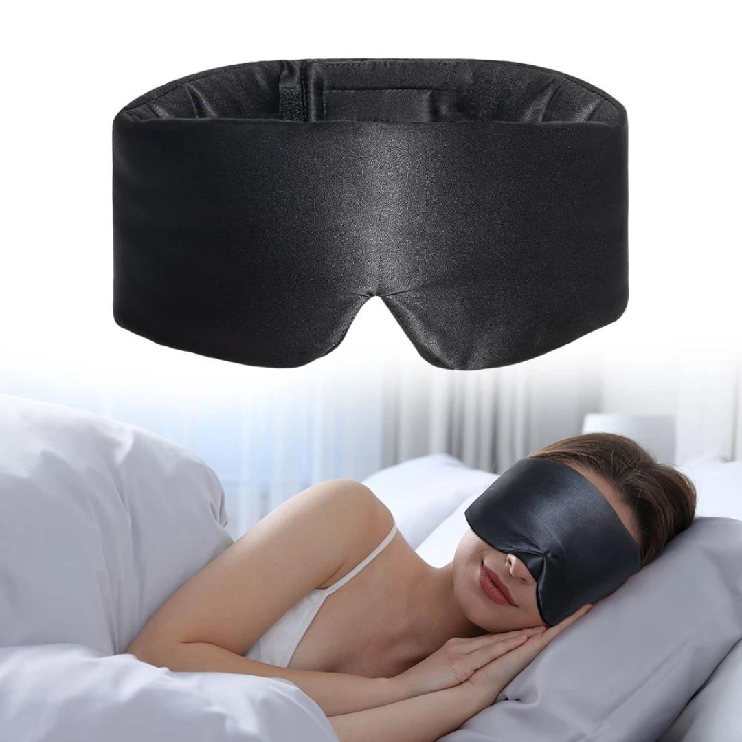 Luxury Silk Sleep Mask - SilkDream-Blue-Nora Luxe
