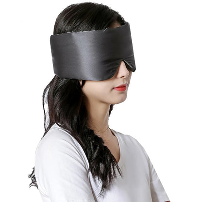 Luxury Silk Sleep Mask - SilkDream-Gray-Nora Luxe