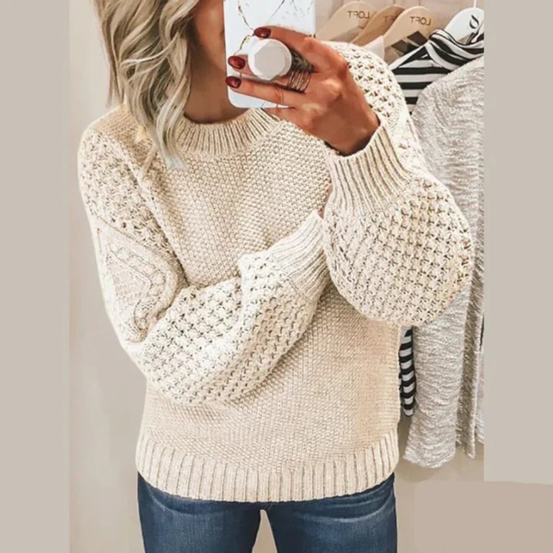 Elegant Women's Knitted Sweater Aria - Pexav