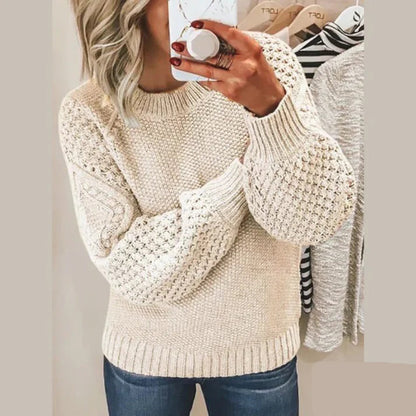 Elegant Women's Knitted Sweater Aria - Pexav
