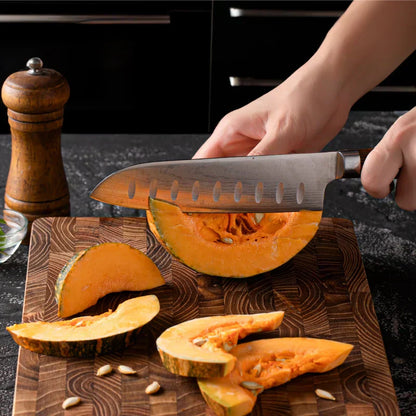 Luxury Thick Teak Cutting Board - ChefTeak-24.1 × 33.8 = 9.49 × 13.31 in-Nora Luxe