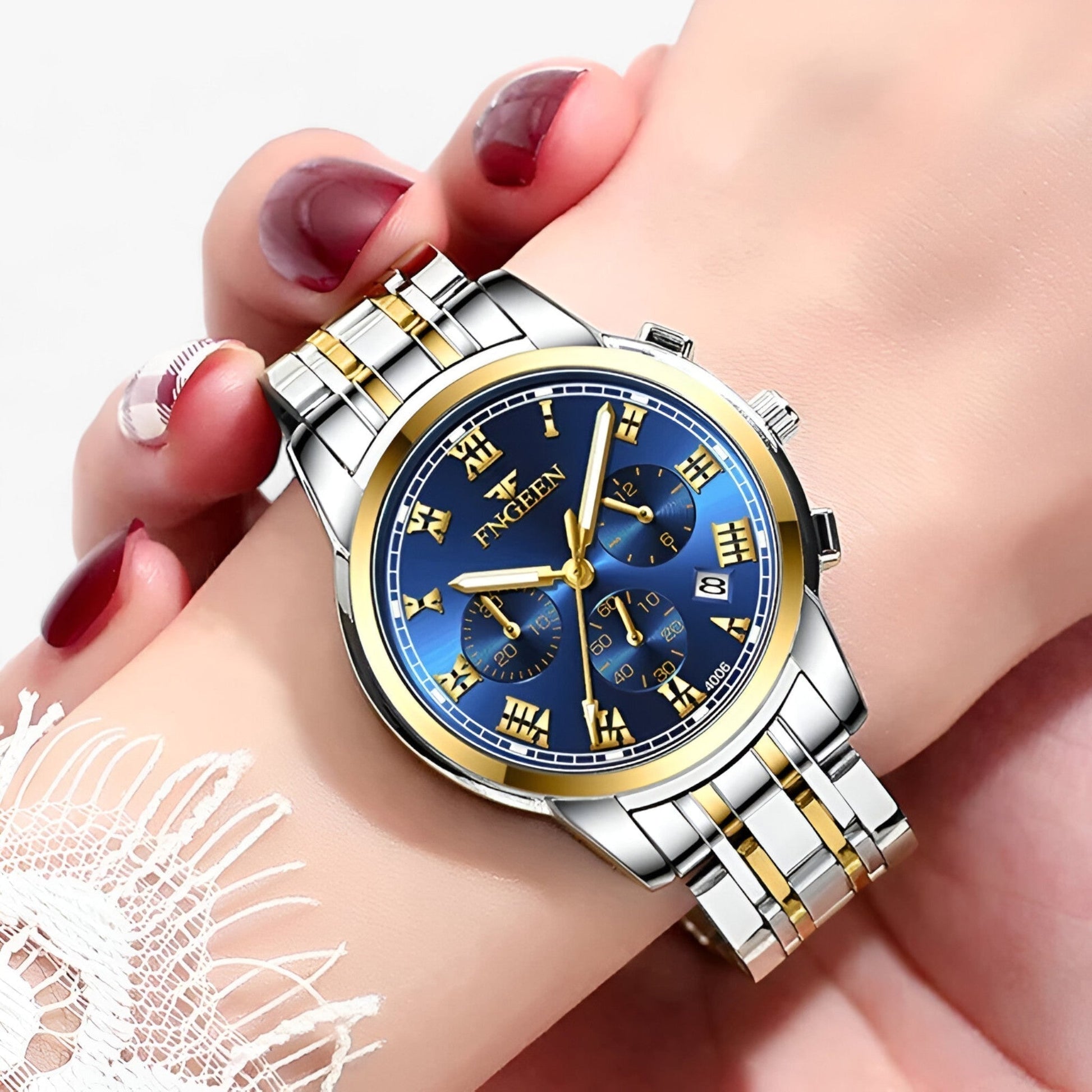 Elegant Women's Titanium Timepiece - Pexav