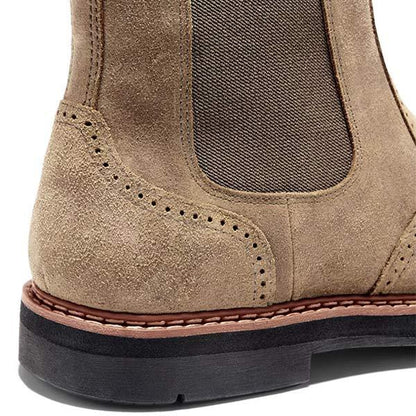 Luxury Trendy Men's Chelsea Boots - James-Khaki-6.5-Nora Luxe