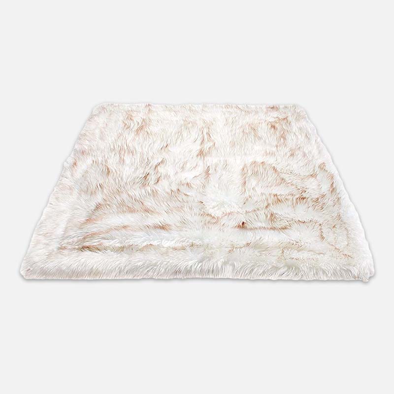 Luxury Waterproof Pet Blanket - CozyPaw™-White/brown-29.53″ × 39.37″-Nora Luxe