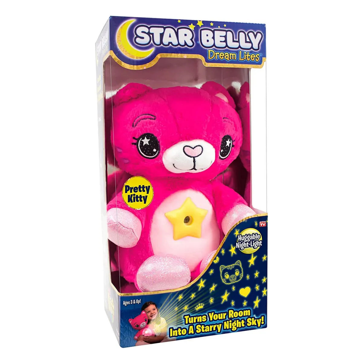 Magical Cuddle and Night Light - DreamLight-Pink Kitty-Nora Luxe