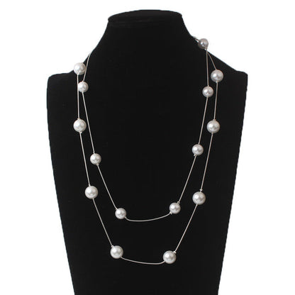 Magical Fairy Necklace | Women's Pendant Necklace-Classic Pearl Gold-Nora Luxe