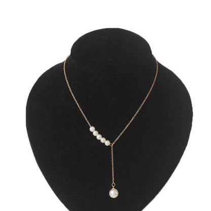 Magical Fairy Necklace | Women's Pendant Necklace-Classic Pearl Gold-Nora Luxe