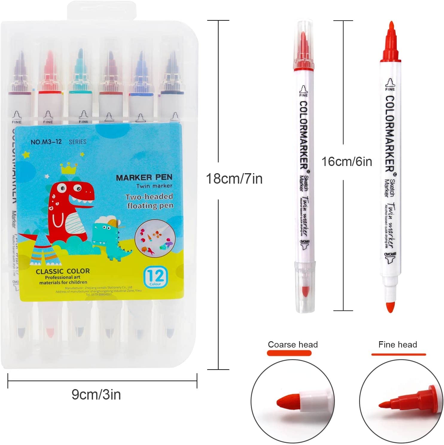 Magical Water Markers - AquaArt Pens-Set of 6 + 6 FREE Markers-Nora Luxe