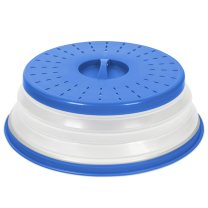 Magnetron Splatter Lid - Foldable Silicone Lid-Blue-Nora Luxe