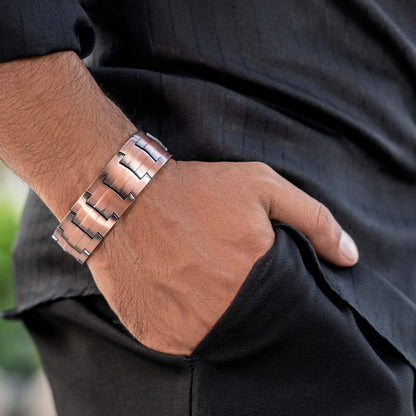 Strong Copper Magnet Therapy Bracelet for Men