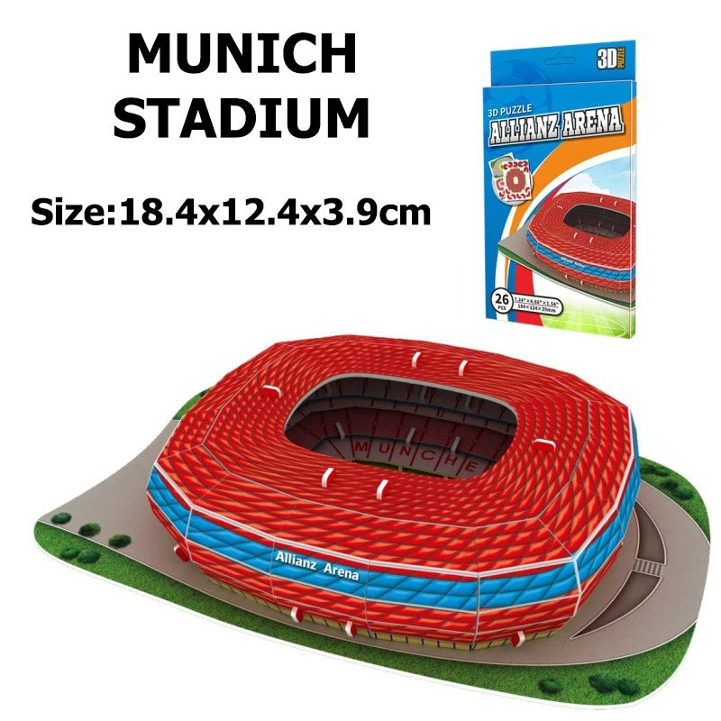Small 3D Soccer Field Puzzle for Kids