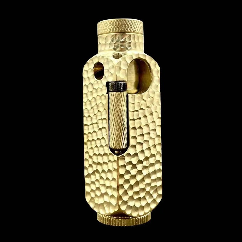 Vintage Metal Kerosene Lighter Antique Style