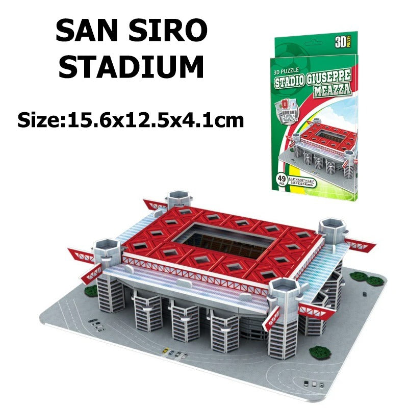 Small 3D Soccer Field Puzzle for Kids