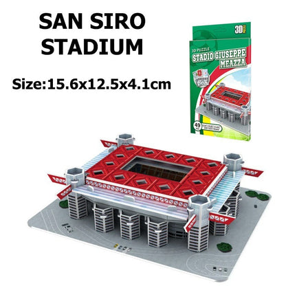Small 3D Soccer Field Puzzle for Kids