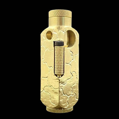 Vintage Metal Kerosene Lighter Antique Style