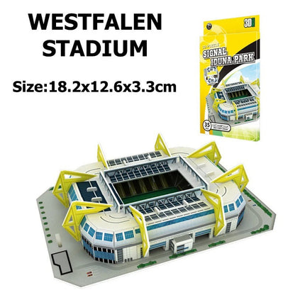 Small 3D Soccer Field Puzzle for Kids