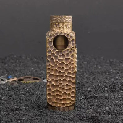 Vintage Metal Kerosene Lighter Antique Style