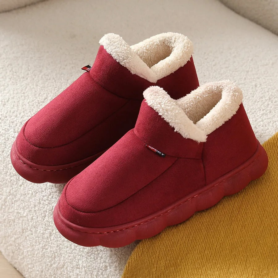 Warm Waterproof Women's Wide Calf Winter Boots
