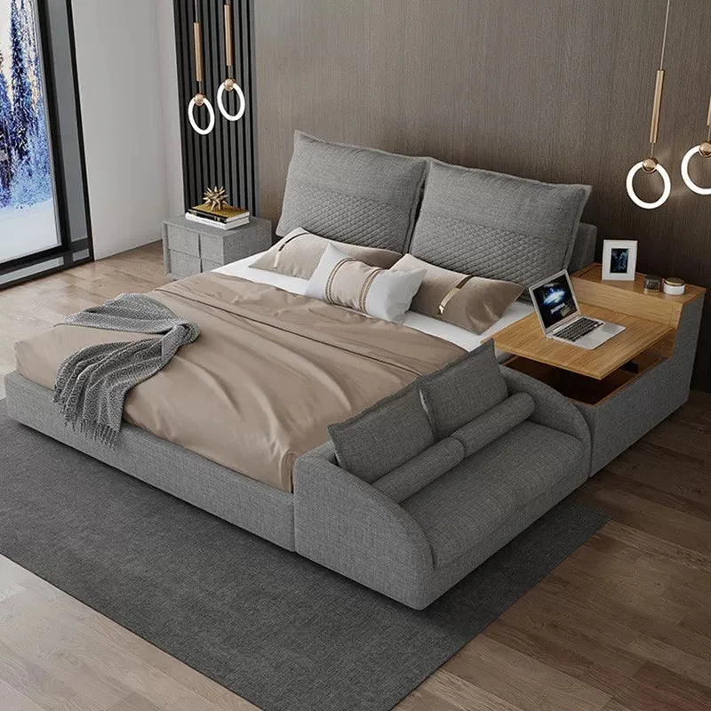 Space Saving Convertible Sofa Bed with Desk - Pexav
