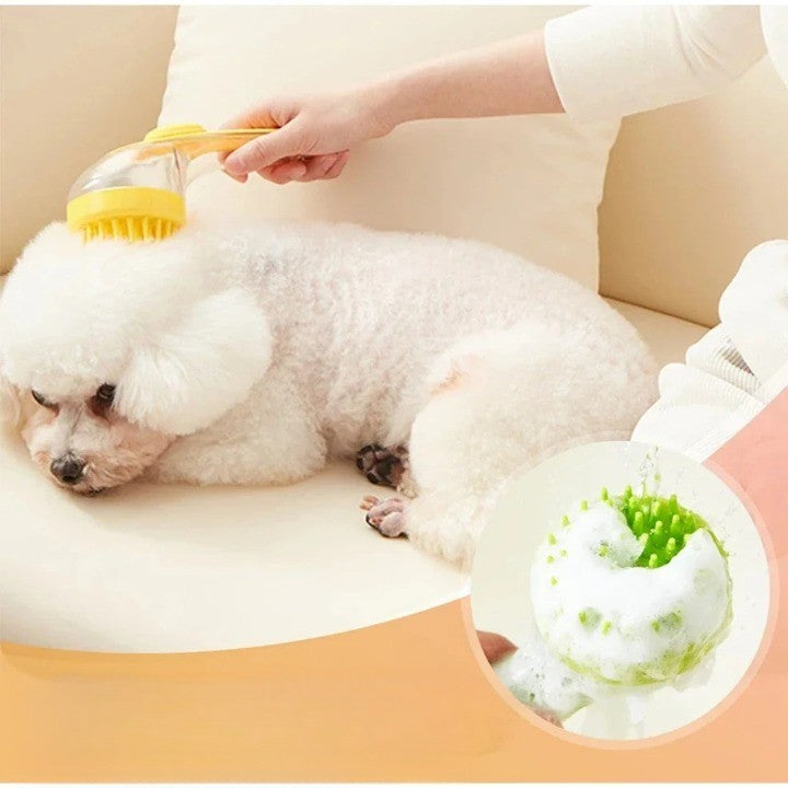 Gentle Pet Grooming Massage Brush - Pexav