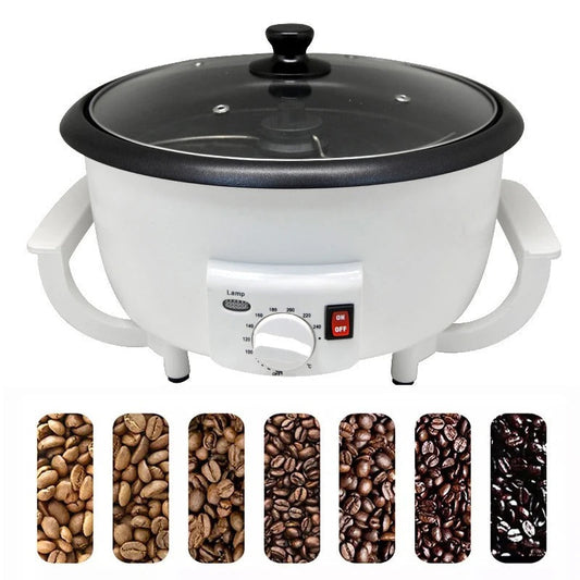 Compact Coffee Bean Roaster with Variable Heat Settings - Pexav