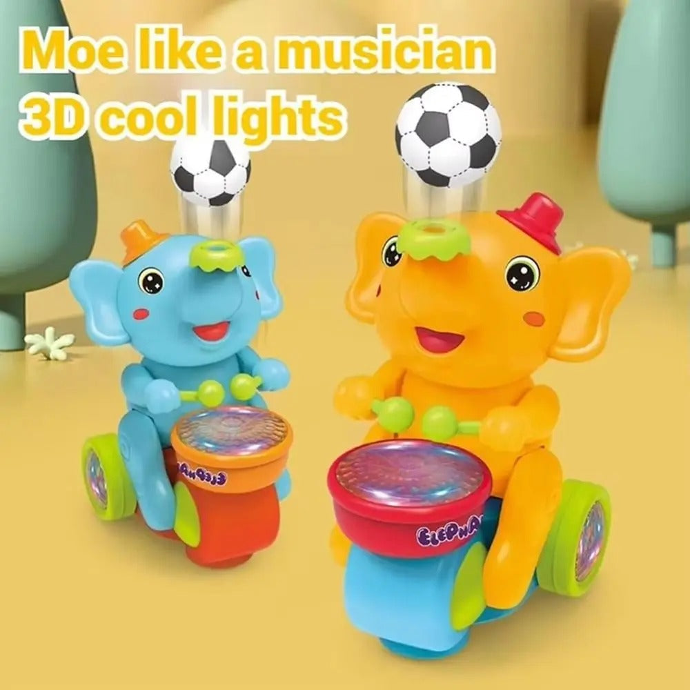 Fun Baby Drumming Elephant Music Toy