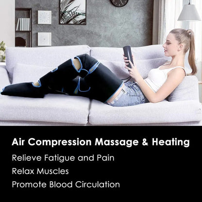 Comfortable Leg Massager with Adjustable Air Compression