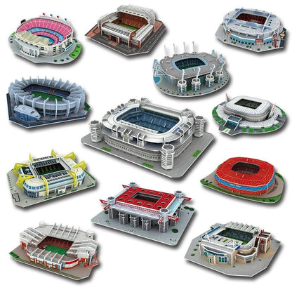 Small 3D Soccer Field Puzzle for Kids