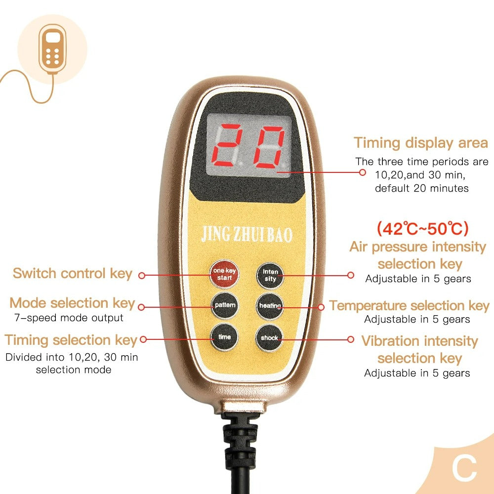 Compact Electric Neck Massager for Pain Relief